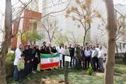کاشت نهال به نام «ایران» و «شهدای جنگ تحمیلی صهیونی_آمریکایی و شهدای سلامت» در بیمارستان فوق تخصصی کودکان حکیم