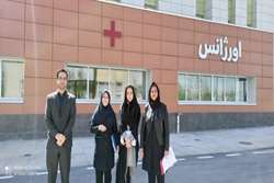 بازدید نظارتی و نوروزی نمایندگان معاونت درمان از بیمارستان کودکان حکیم