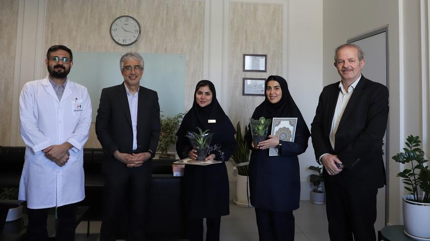 قدردانی از فعالان عرصه ارتباطات در بیمارستان فوق تخصصی کودکان حکیم